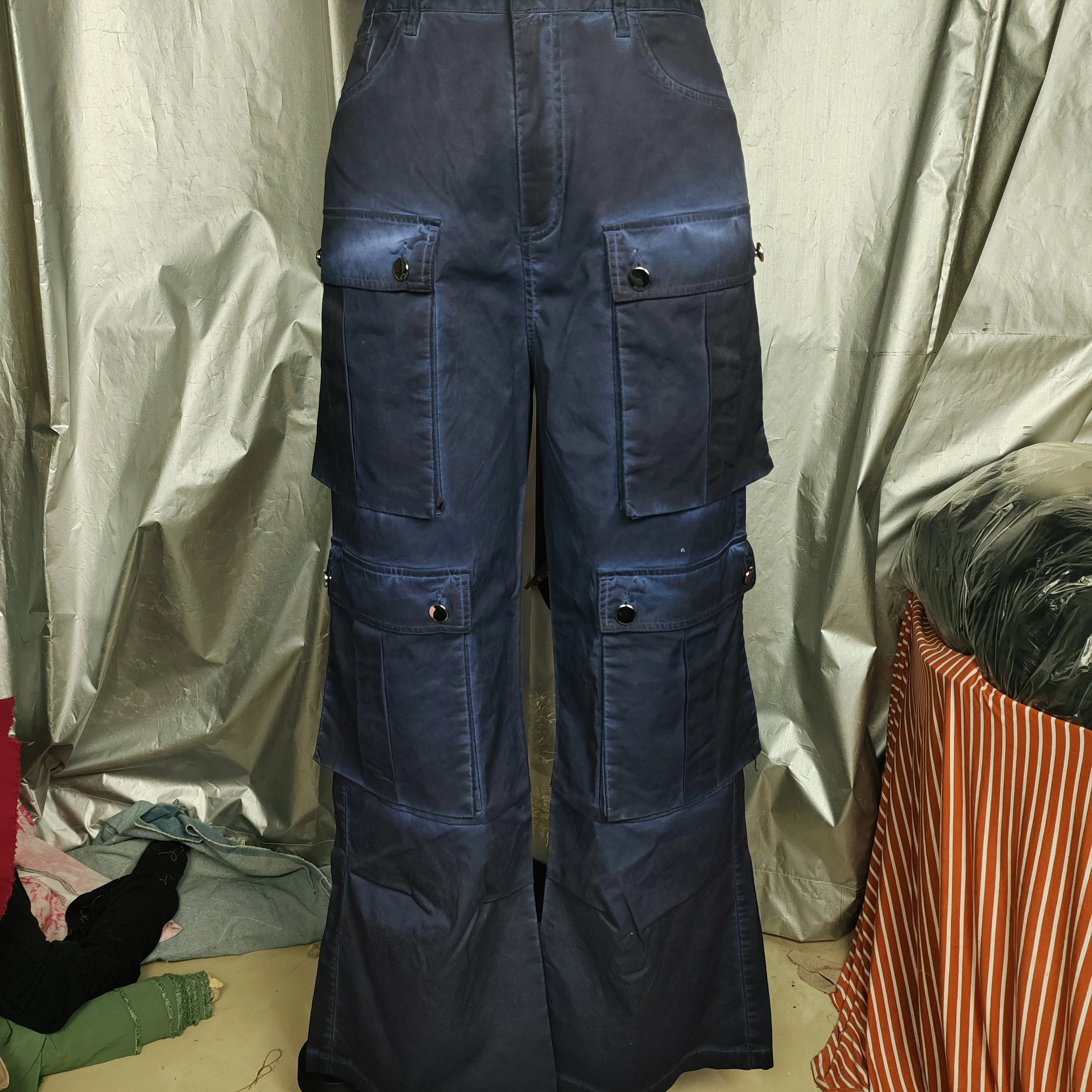 Women's Lightweight Casual Long Pants With Multiple Pockets