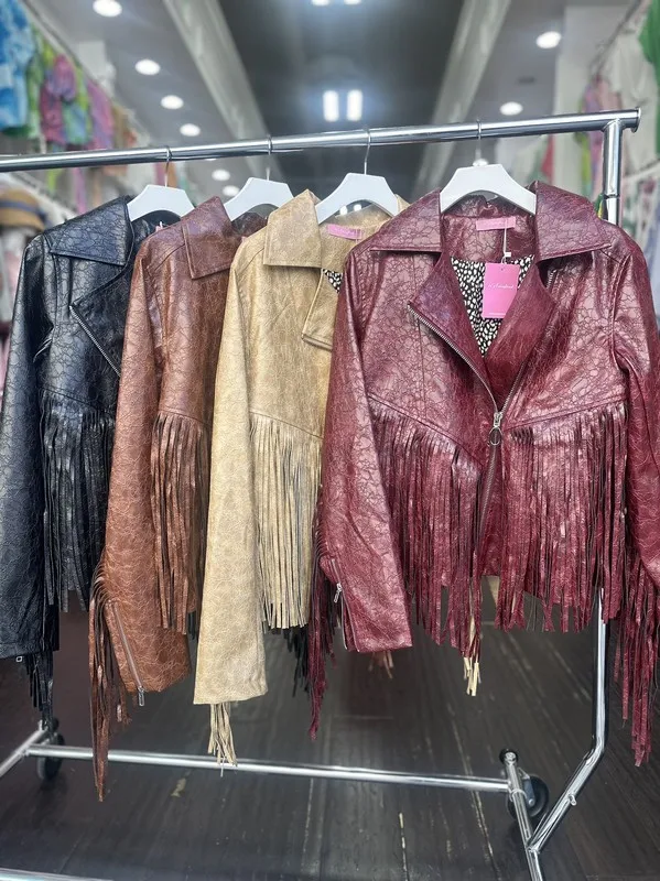 Women's Plus Size Leather Jacket Women's Motorcycle Spring Autumn Winter Pu Imitation Leather Jacket Women's Street Style Suitab