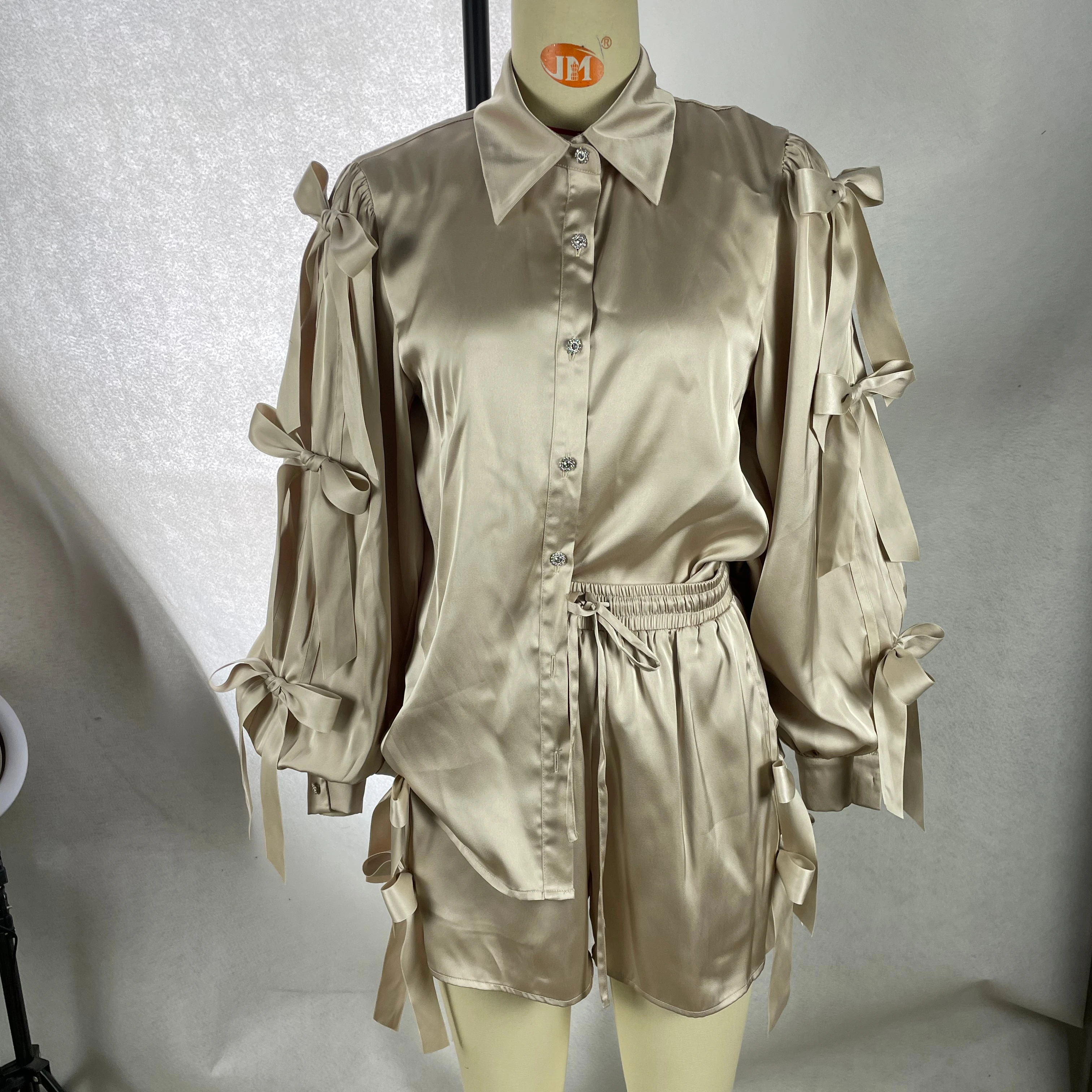 Lady's Bow Casual Comfortable Set