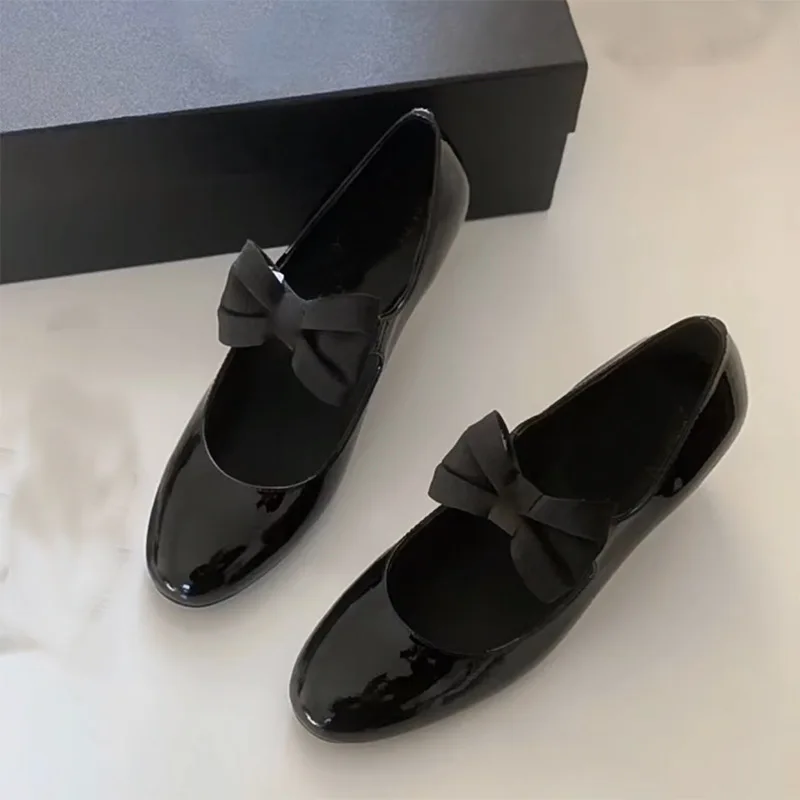 2024 Fancy Girls Latest Round Toe Ladies Pumps Straps Wedge Heel Mary Jane Shoes Woman