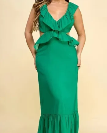 Ladies' Sexy Backless Long Dress